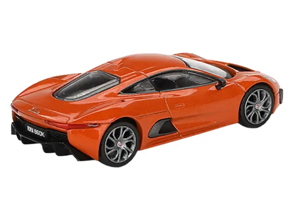 Jaguar C-X75 Orange Metallic 007 James Bond "Spectre" (2015) Movie Limited Edition 1/64 Diecast Model Car by Mini GT #3