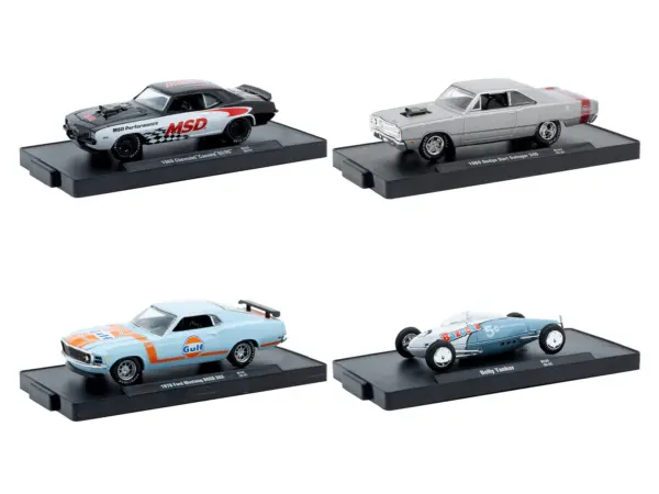 "Auto-Drivers" Set of 4 pieces in Blister Packs Release 131 Limited Edition to 7500 pieces Worldwide 1/64 Diecast Model Cars by M2 Machines #2