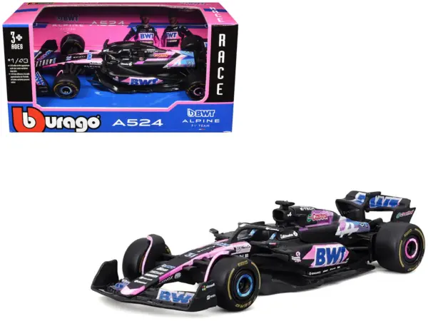 Alpine A524 #31 Esteban Ocon "BWT" "Formula One F1 World Championship" (2024) "Race" Series 1/43 Diecast Model Car by Bburago #1