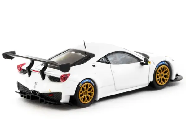 Ferrari 458 Italia GT3 White with Gold Wheels "Road64" Series 1/64 Diecast Model Car by Tarmac Works #2