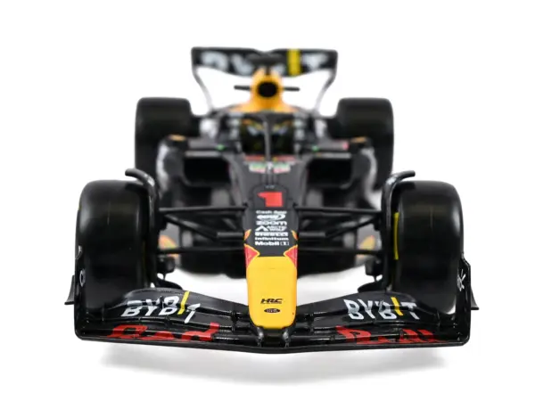 Red Bull Racing RB19 #1 Max Verstappen "Oracle" Winner Formula One F1 Championship "Drivers' Champion" (2023) with Display Case 1/24 Diecast Model Car by Bburago #3