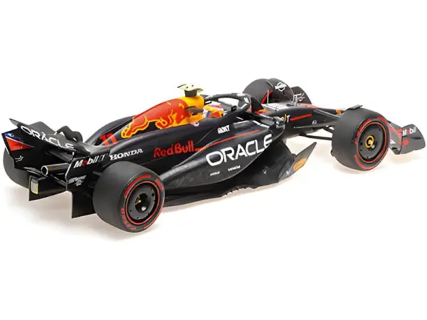 Red Bull Racing RB20 #11 Sergio Perez "Oracle" 2nd Place F1 Formula One "Bahrain GP" (2024) with Driver Limited Edition to 180 pieces Worldwide 1/18 Diecast Model Car by Minichamps #3