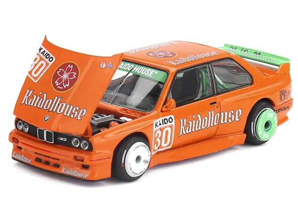 BMW M3 "KaidoHaus V1" #30 Orange (Designed by Jun Imai) "Kaido House" Special 1/64 Diecast Model Car by Mini GT #2