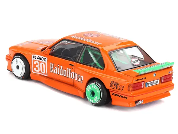BMW M3 "KaidoHaus V1" #30 Orange (Designed by Jun Imai) "Kaido House" Special 1/64 Diecast Model Car by Mini GT #5