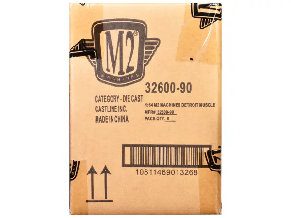 "Auto Meets" Set of 6 Cars IN DISPLAY CASES Release 90 Limited Edition 1/64 Diecast Model Cars by M2 Machines #3