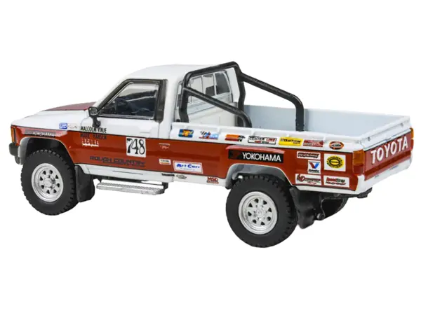 Toyota Hilux Pickup Truck #748 Malcolm Vinje - Mark Hansen "Mojave 250" (1987) 1/64 Diecast Model Car by Paragon Models #2