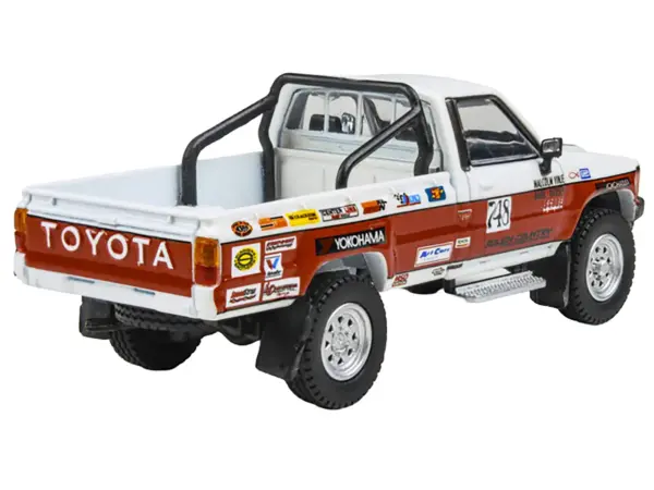 Toyota Hilux Pickup Truck #748 Malcolm Vinje - Mark Hansen "Mojave 250" (1987) 1/64 Diecast Model Car by Paragon Models #3