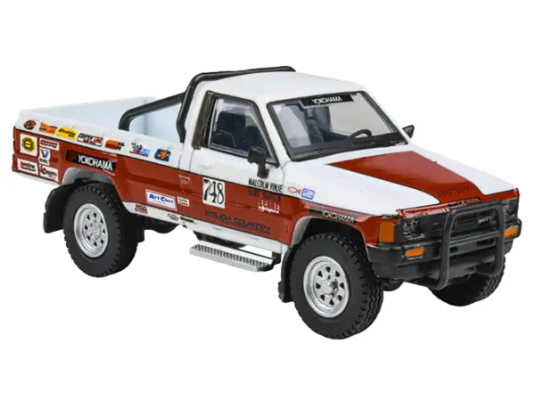 Toyota Hilux Pickup Truck #748 Malcolm Vinje - Mark Hansen "Mojave 250" (1987) 1/64 Diecast Model Car by Paragon Models #4