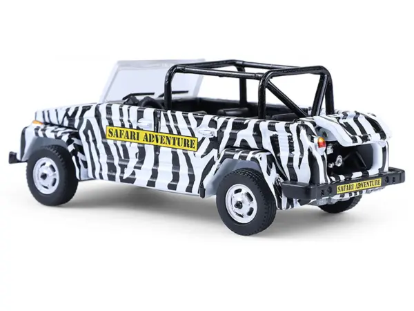 1974 Volkswagen Thing (Type 181) "Safari Adventure" Black and White Zebra Stripes "Club Vee-Dub" Series 21 1/64 Diecast Model Car by Greenlight #3