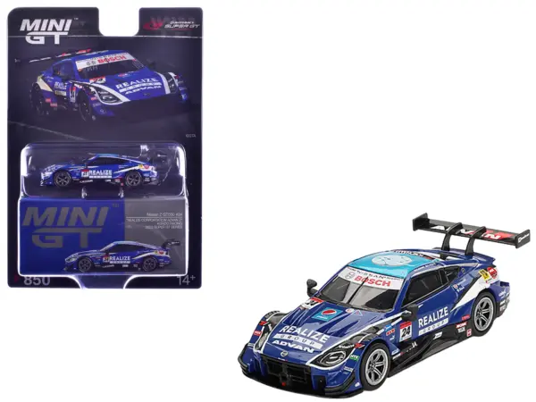 Nissan Z GT500 #24 Daiki Sasaki - Kohei Hirate "Kondo Racing - Realize Group" "Super GT Series" (2023) Limited Edition 1/64 Diecast Model Car by Mini GT #1