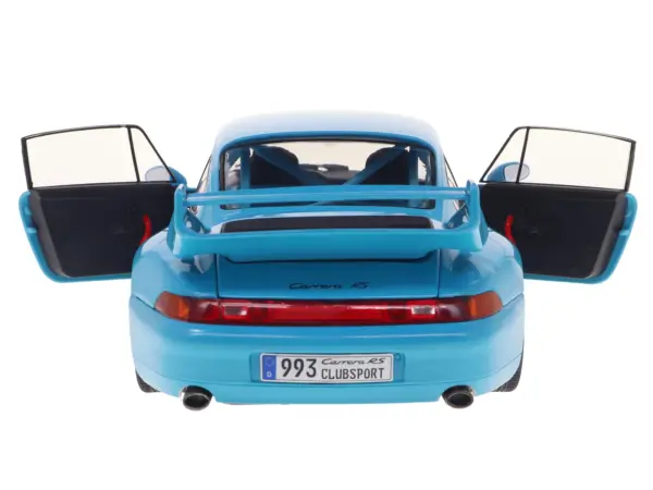 1997 Porsche 911 (993) Clubsport Riviera Blue 1/18 Diecast Model Car by Solido #3