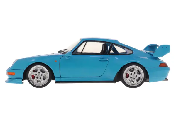 1997 Porsche 911 (993) Clubsport Riviera Blue 1/18 Diecast Model Car by Solido #4