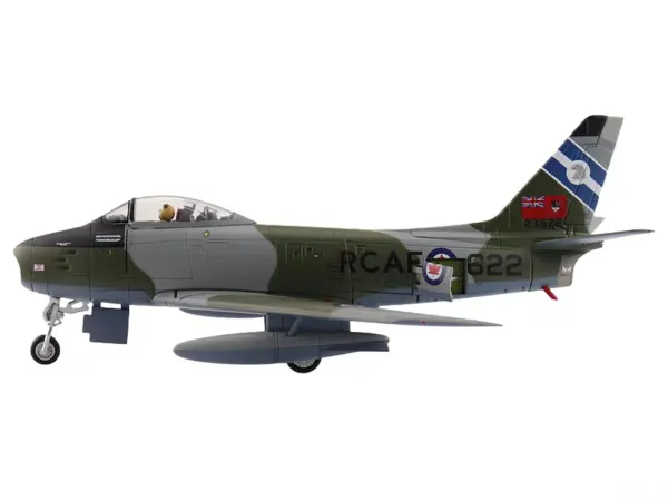 Canadair Sabre Mk.6 Fighter Aircraft "23622 430 Squadron" (1950s) Royal Canadian Air Force "Air Power Series" 1/72 Diecast Model by Hobby Master #2
