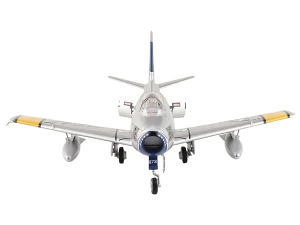 North American F-86F Sabre Fighter Aircraft "24872 Gene Kranz My Darling Marta, 69th Fighter Bomber Squadron, EAA Aviation Museum" United States Air Force "Air Power Series" 1/72 Diecast Model by Hobby Master #3