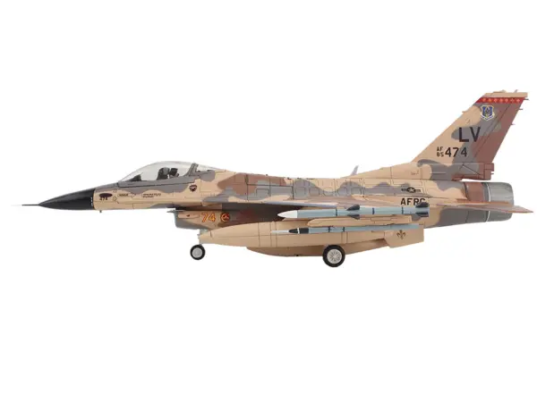 Lockheed F-16C Fighting Falcon Fighter Aircraft "85-474 Rockslide 706th Aggressor Squadron" United States Air Force "Air Power Series" 1/72 Diecast Model by Hobby Master #2