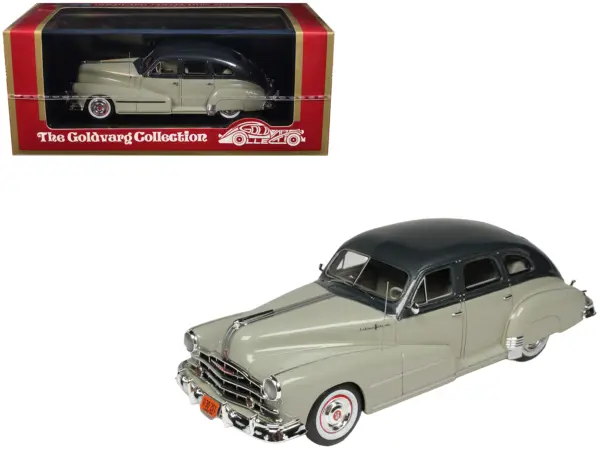 1948 Pontiac 4 Door Sedan Oyster Gray 2-Tone Limited Edition to 200 pieces Worldwide 1/43 Model Car by Goldvarg Collection #1