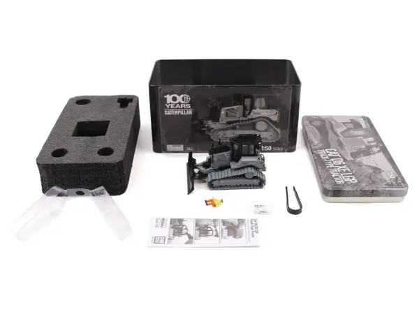 CAT Caterpillar D6 LGP VPAT Track Type Tractor with Operator Gray "Centennial Series" 1/50 Diecast Model by Diecast Masters #5