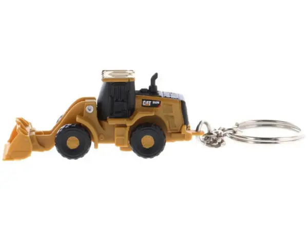 CAT Caterpillar 950M Wheel Loader Keychain Yellow Diecast Model by Diecast Masters #2
