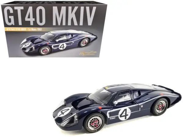 Ford GT40 MKIV #4 Denny Hulme - Lloyd Ruby "Holman & Moody" "24 Hours of Le Mans" (1967) "Masterpiece Collection" 1/12 Diecast Model Car by ACME #1