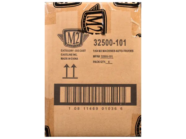 "Auto-Thentics" 6 piece Set Release 101 IN DISPLAY CASES Limited Edition 1/64 Diecast Model Cars by M2 Machines #3