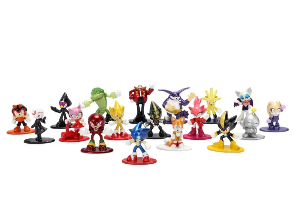 "Sonic The Hedgehog" Set of 18 Diecast Figures Wave 2 "Nano Metalfigs" Series Diecast Models by Jada #2