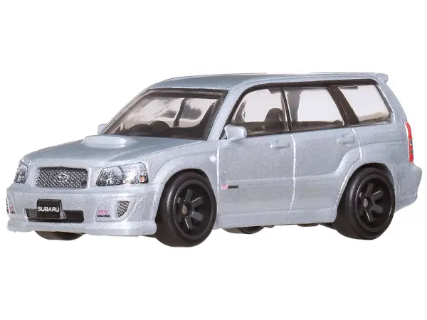 Subaru Forester STI Silver Metallic "Fast Wagons" Series Diecast Model Car by Hot Wheels #2