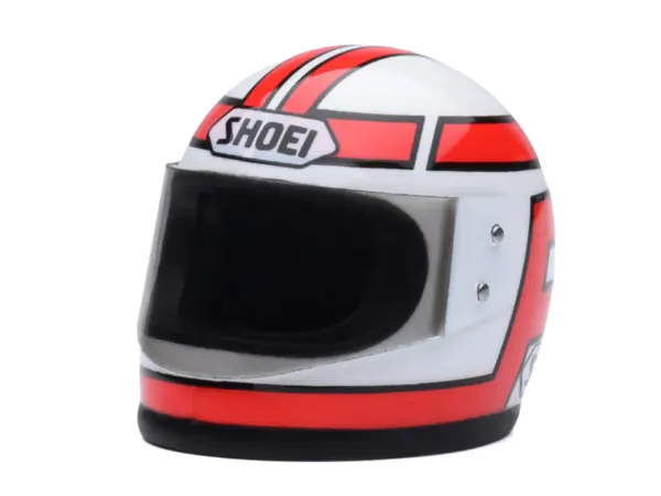 Honda NSR500 WGP500 Motorcycle #56 Red and White with Helmet "Baribari Legend" (1986) OVA 1/12 Model by Autoart #5