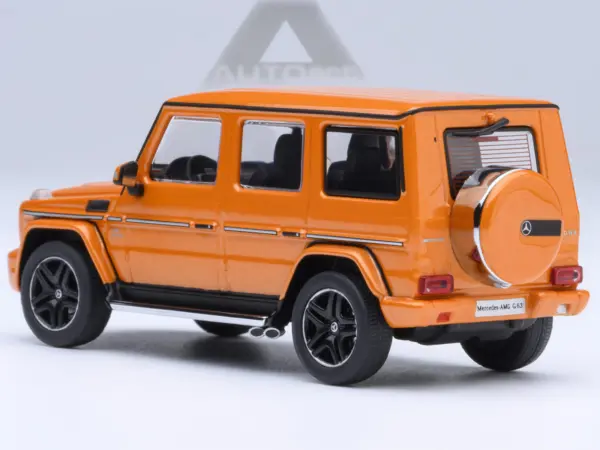 2017 Mercedes-Benz AMG G 63 Sunset Beam Orange 1/64 Model Car by Autoart #3