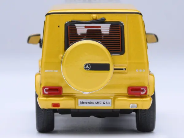 2017 Mercedes-Benz AMG G 63 Solar Beam Yellow 1/64 Model Car by Autoart #5