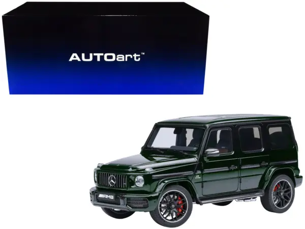 2019 Mercedes-Benz AMG G63 Emerald Green Metallic 1/18 Model Car by Autoart #1