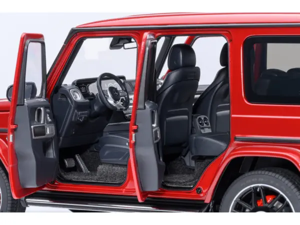 2019 Mercedes-Benz AMG G63 Cardinal Red Metallic 1/18 Model Car by Autoart #4