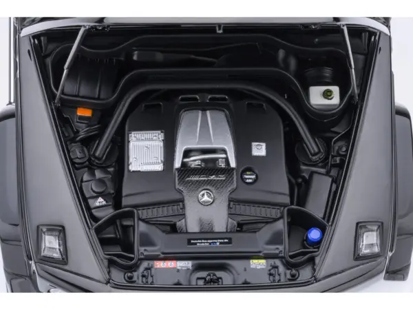 2019 Mercedes-Benz AMG G63 Black with Red Interior 1/18 Model Car by Autoart #3
