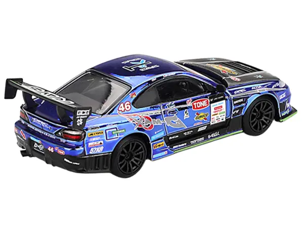 Nissan Silvia (S15) D-MAX RHD (Right Hand Drive) #46 Masao Suenaga "D-MAX Racing" "D1 Grand Prix" (2023) Limited Edition 1/64 Diecast Model Car by Mini GT #3