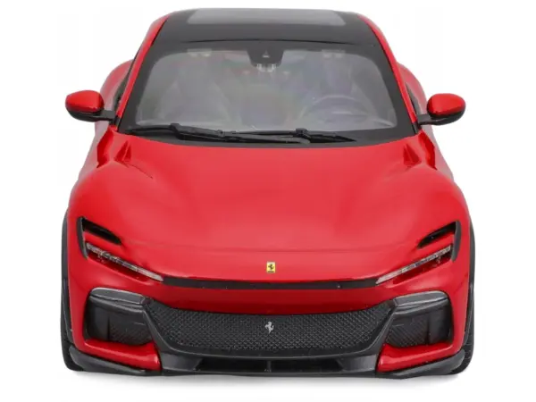 Ferrari Purosangue Red with Sunroof "Race + Play" Series 1/24 Diecast Model Car by Bburago #3