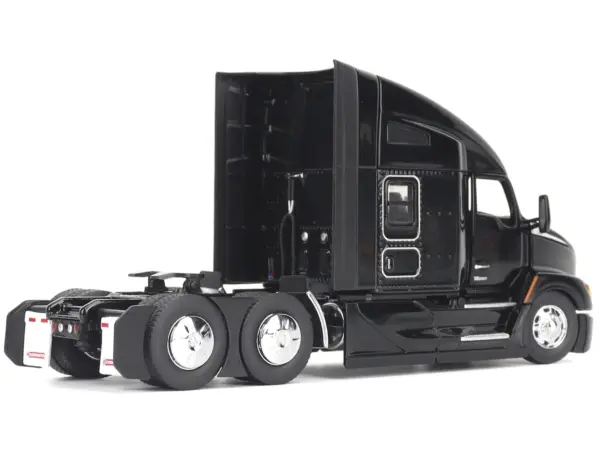 Kenworth T680 76" High Roof Sleeper Cab Truck Tractor Black "Transport Series" 1/50 Diecast Model by Diecast Masters #5