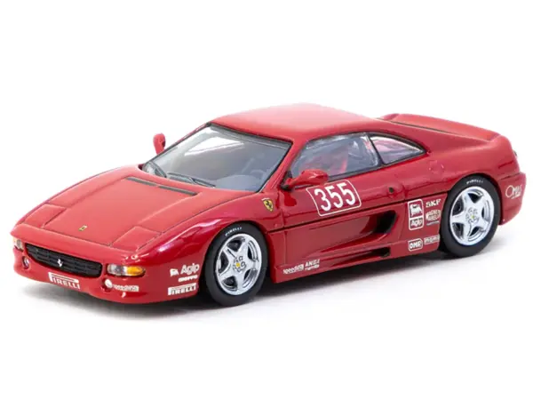 Ferrari F355 Challenge #355 "Presentation" Red "Hobby64" Series 1/64 Diecast Model by Tarmac Works #2