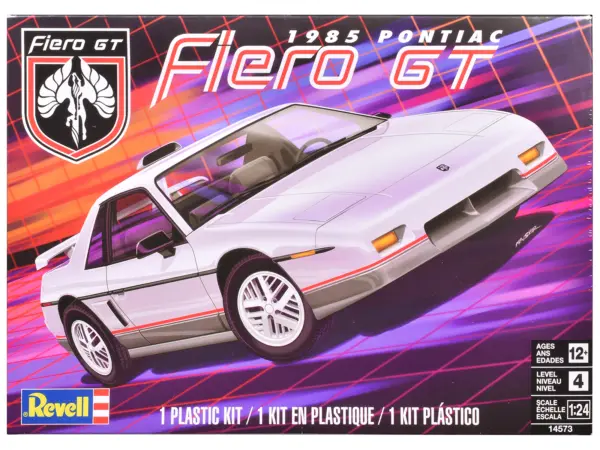 Level 4 Model Kit 1985 Pontiac Fiero GT 1/24 Scale Model by Revell #1