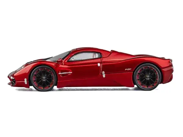 Pagani Utopia Red Metallic with Red Carbon Top 1/64 Diecast Model Car by CM Model #2