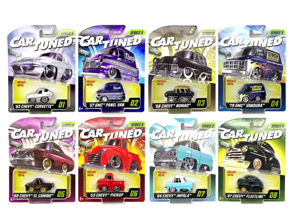 "Mainline" 2025 Series 5 Set of 8 Pieces Diecast Model Cars by CarTuned #1