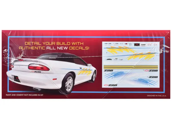 Skill 2 Model Kit 1996 Chevrolet Camaro Z28 Convertible 1/25 Scale Model by AMT #2