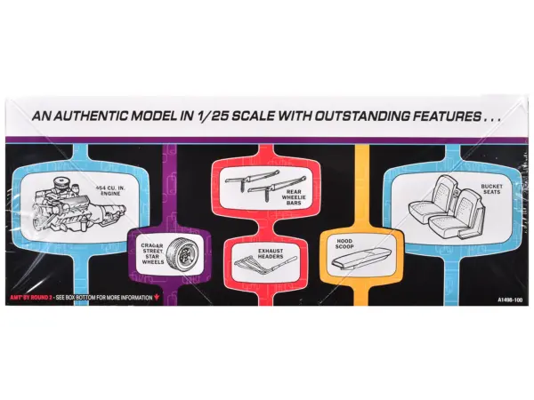 Skill 2 Model Kit 1957 Chevrolet Corvette Street Machine "Kustom Kruisers" Series 1/25 Scale Model by AMT #2