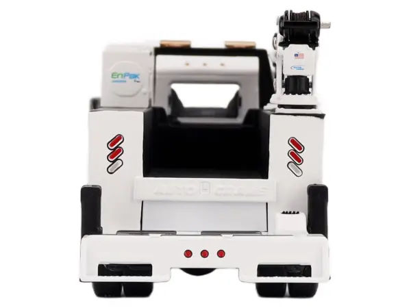 Peterbilt 536 Auto-Crane Titan85-Body HC14-Crane Work Truck with Miller EnPak White "Transport Series" 1/50 Diecast Model by Diecast Masters #5