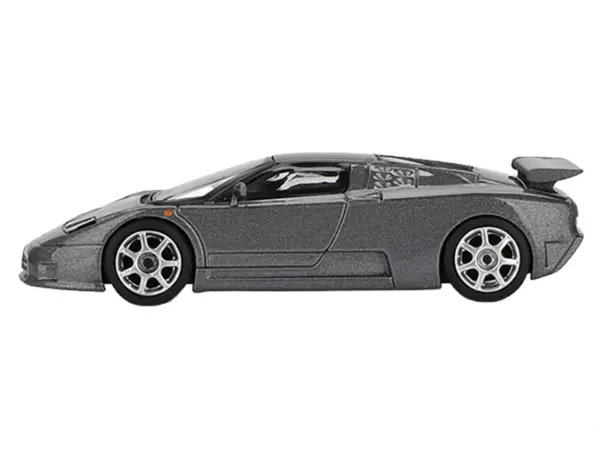 Bugatti EB110 Super Sport Grigio Scuro Dark Gray Metallic Limited Edition 1/64 Diecast Model Car by Mini GT #2