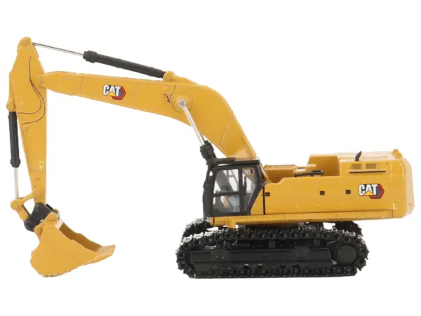 CAT Caterpillar 395 Next-Generation Hydraulic Excavator (Mass Excavator Version) Yellow with Additional Tools "High Line Series" 1/87 (HO) Diecast Model by Diecast Masters #2