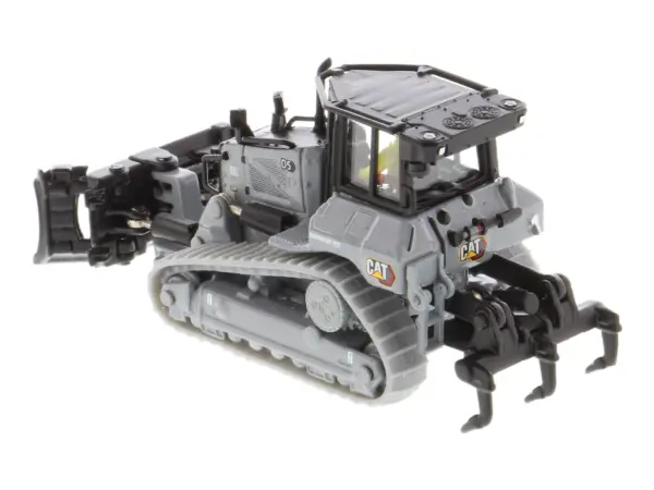 CAT Caterpillar D5 Track-Type Dozer "Centennial" Gray with Operator "High Line Series" 1/87 (HO) Diecast Model by Diecast Masters #4
