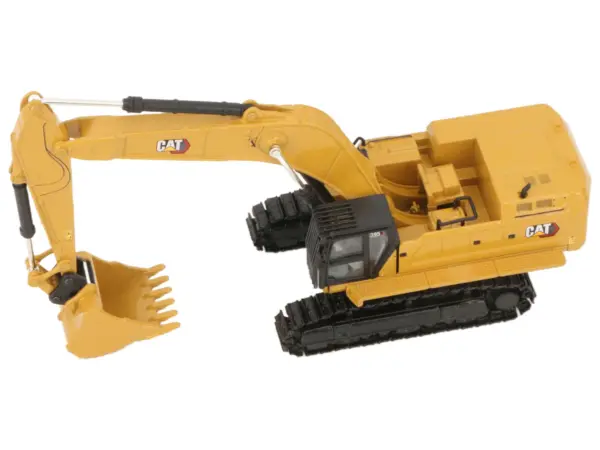 CAT Caterpillar 395 Next-Generation Hydraulic Excavator (Mass Excavator Version) Yellow with Additional Tools "High Line Series" 1/87 (HO) Diecast Model by Diecast Masters #5