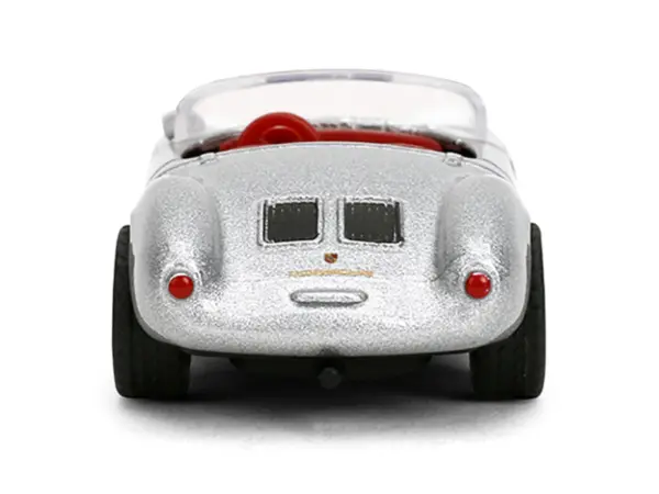 1955 Porsche 550 Spyder Silver Metallic with Red Interior "Collection" Series 1/64 Diecast Model Car by Majorette #5