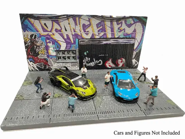 "American Diorama X INK BMBRS - LA Graffiti" Street Art Diorama for 1/64 Scale Models by American Diorama #3