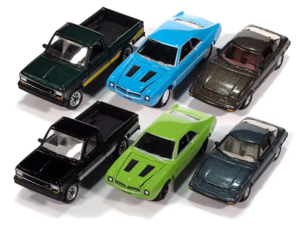 "Classic Gold Collection" 2025 Release 2 Set of 6 Cars 1/64 Diecast Model Cars by Johnny Lightning #2