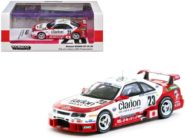 Nissan NISMO GT-R LM #23 Kazuyoshi Hoshino - Toshio Suzuki - Masahiko Kageyama "Presentation" "24 Hours of Le Mans" (1995) "Hobby64" Series 1/64 Diecast Model Car by Tarmac Works #1